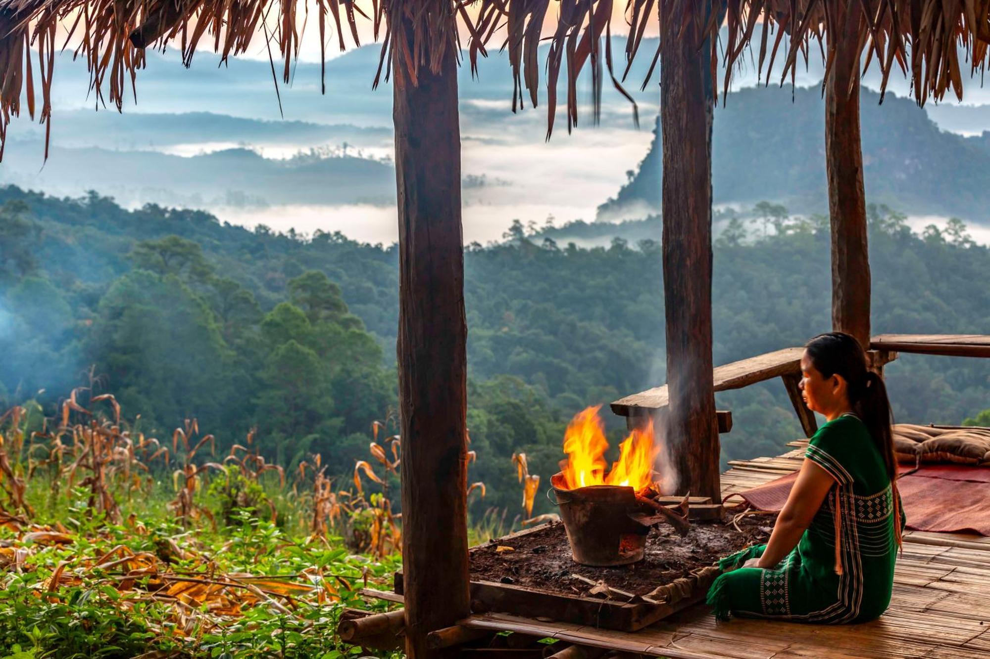 Kanlaya'S Eyrie, Luxury Homestay Pang Mapha Bagian luar foto